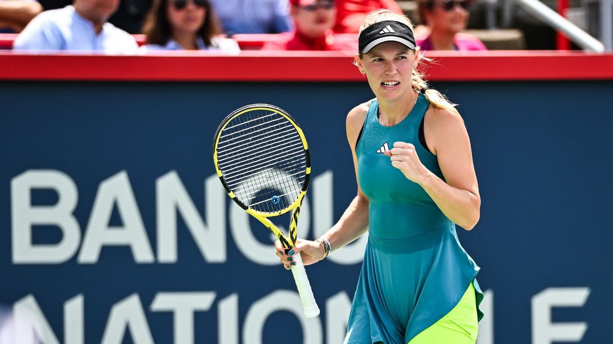 WTA Montreal Carolina Wozniacki feiert erfolgreiches Comeback nach dreieinhalb Jahren Pause
