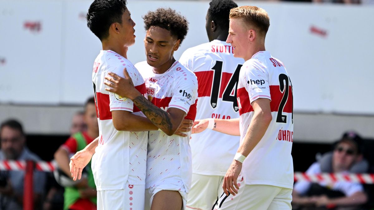 DFB-Pokal VfB Stuttgart und Hertha BSC ziehen mit souveränen Siegen in Runde zwei ein