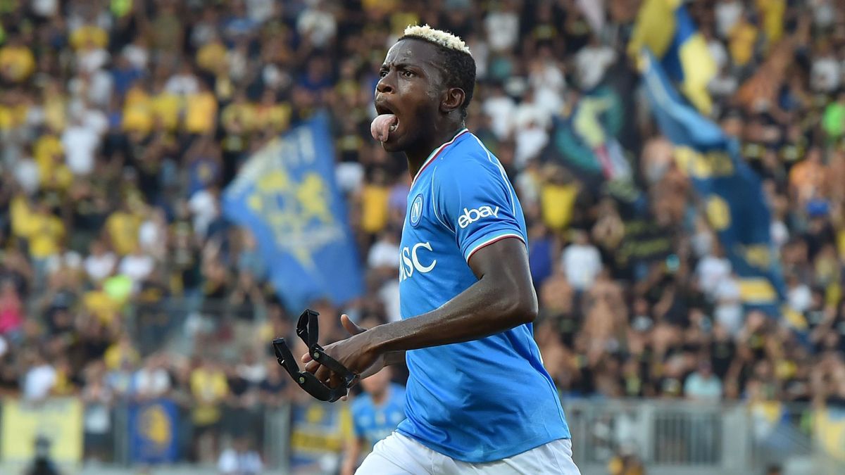 Frosinone 1-3 Napoli: Victor Osimhen hits double as Napoli begin Serie A title defence with win - Eurosport