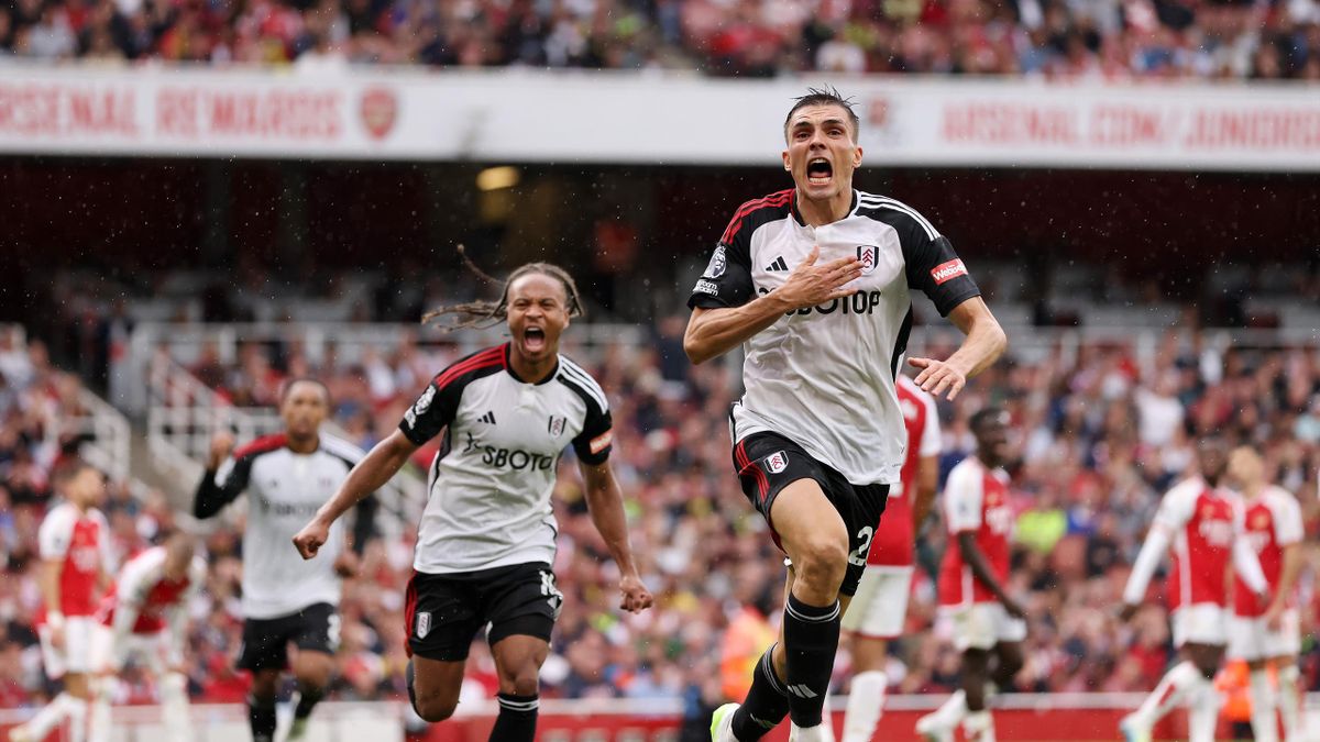 Arsenal 2-2 Fulham - Joao Palhinha scores dramatic late equaliser as 10-man Cottagers earn draw