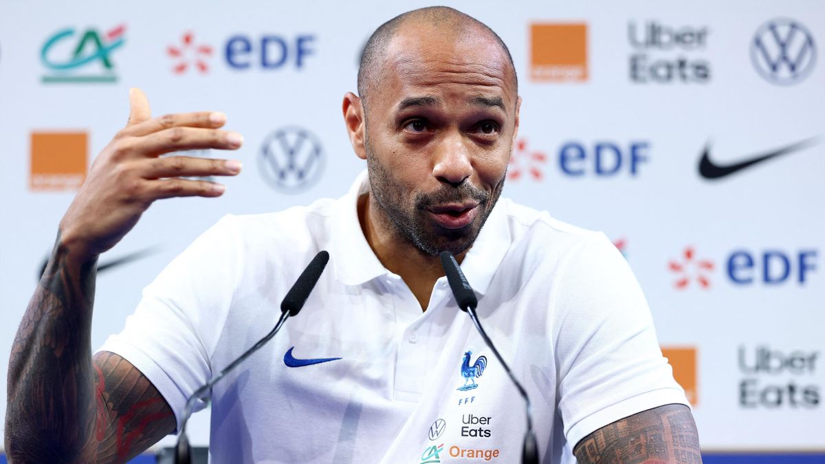 France Espoirs | Thierry Henry : "Revenir ici en tant que coach, c'est  juste fou" - Eurosport
