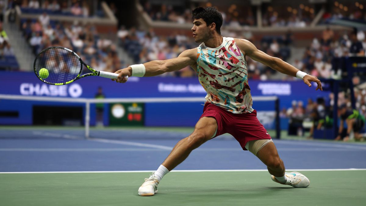 US Open 2023 Carlos Alcaraz entzaubert Matteo Arnaldi im Achtelfinale - auch Andrey Rublev im Viertelfinale