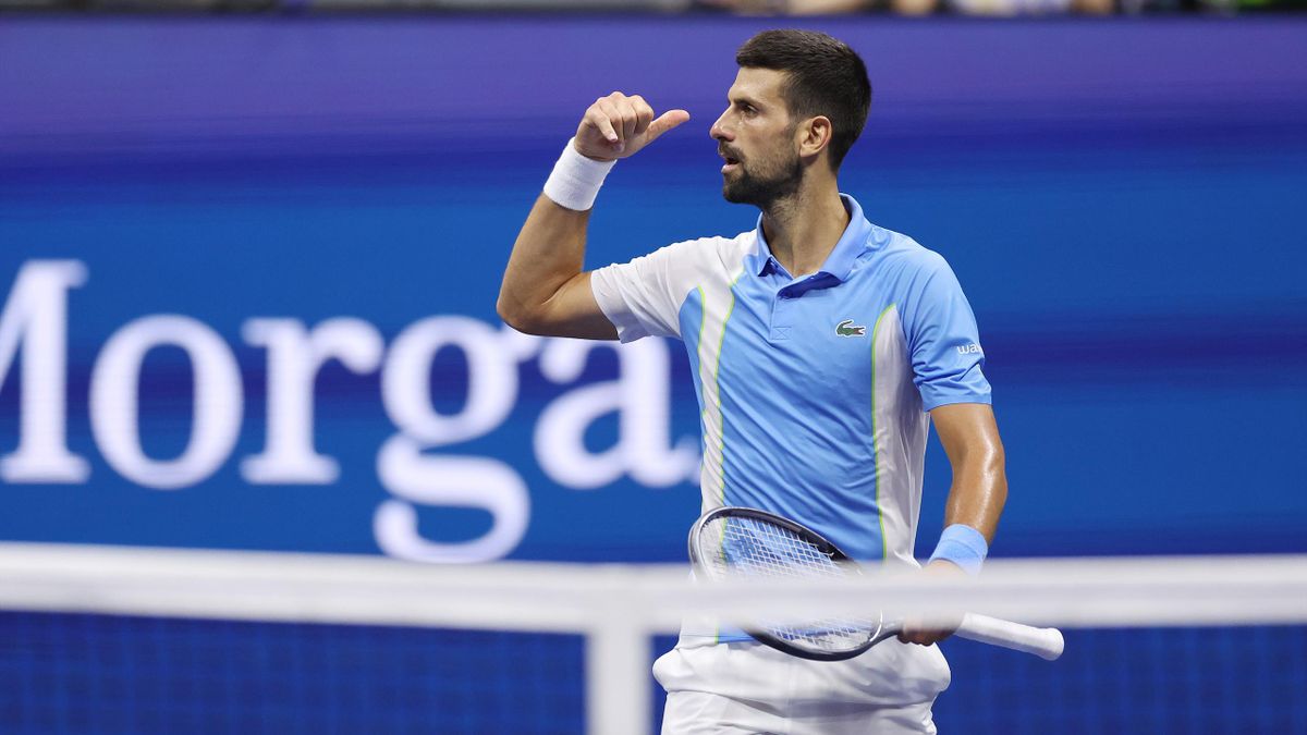 US Open 2023 Novak Djokovic gibt Jubel-Diebstahl zu - Serbe imitiert Ben Shelton nach Finaleinzug