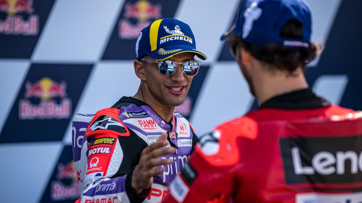 MotoGP Jorge Martin wins San Marino Grand Prix sprint race after new lap record in qualifying, Francesco Bagnaia third