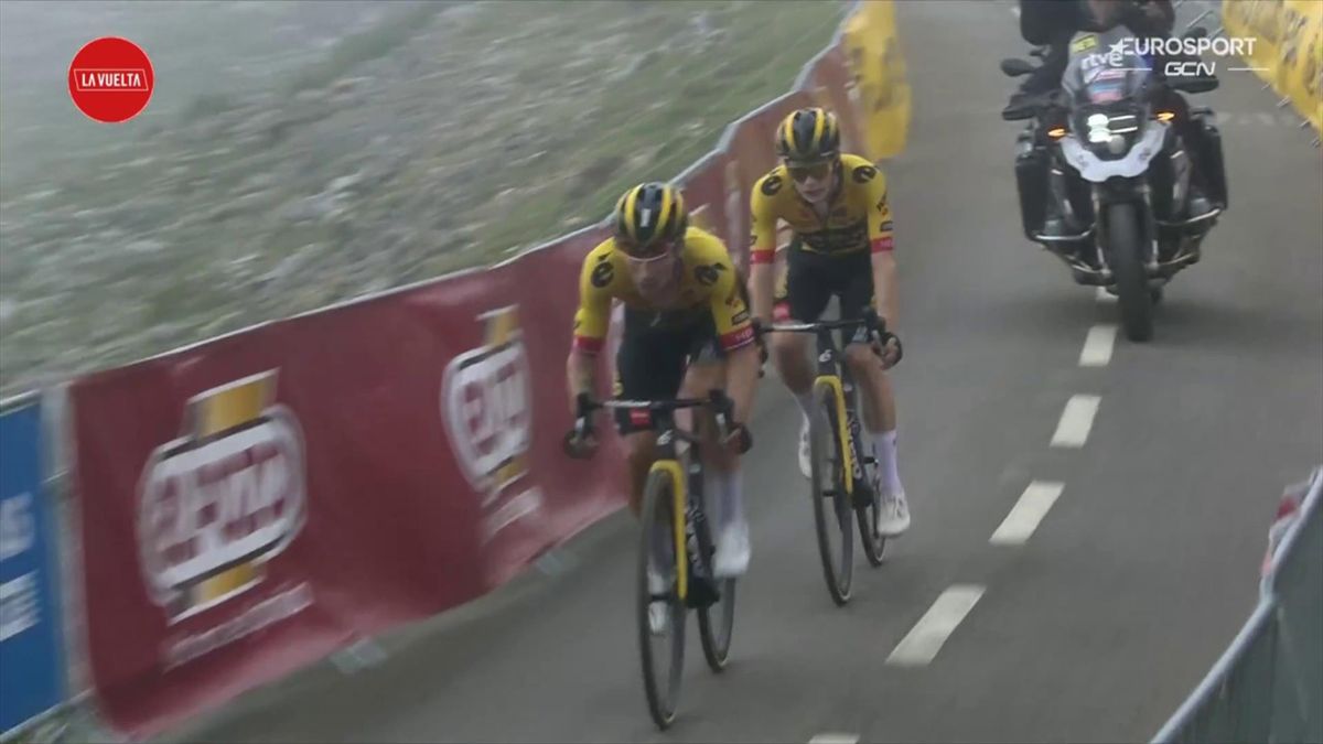 Vuelta a Espana 2023 Stage 17 recap Sepp Kuss clings onto red as Primoz Roglic wins on Angliru