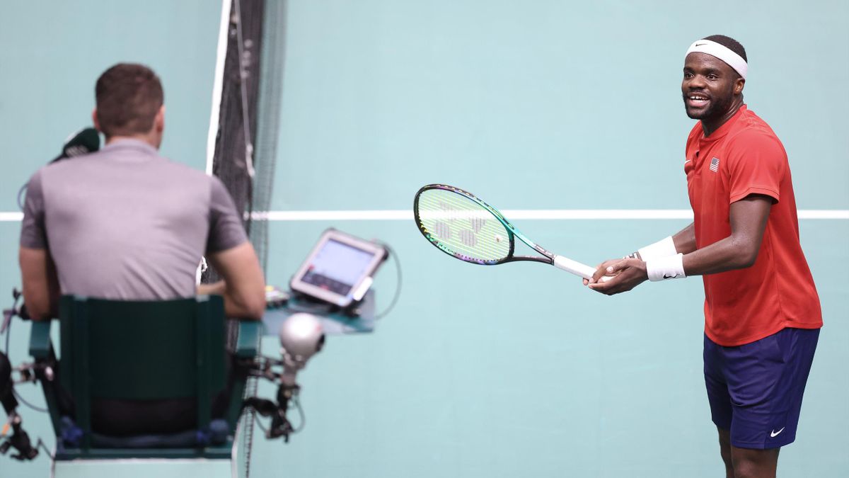 Frances Tiafoe racquet-smash penalty dooms USA team to Davis Cup defeat against Netherlands