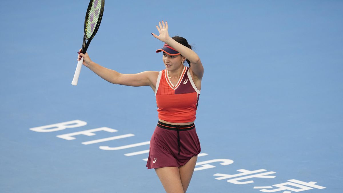 WTA Peking Eva Lys verpasst Überraschung gegen Jelena Ostapenko - Deutsche scheitert trotz Satzführung