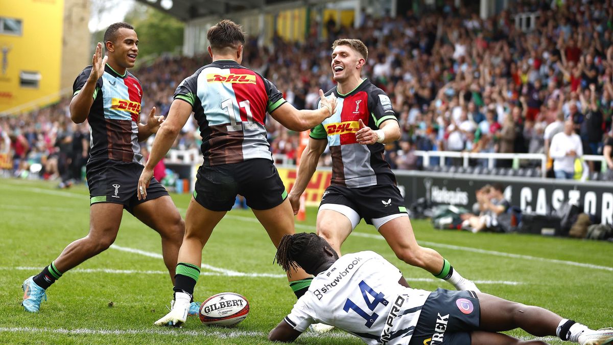 Harlequins edge out Saracens in Premiership Rugby Cup despite late revival from visitors at Twickenham Stoop
