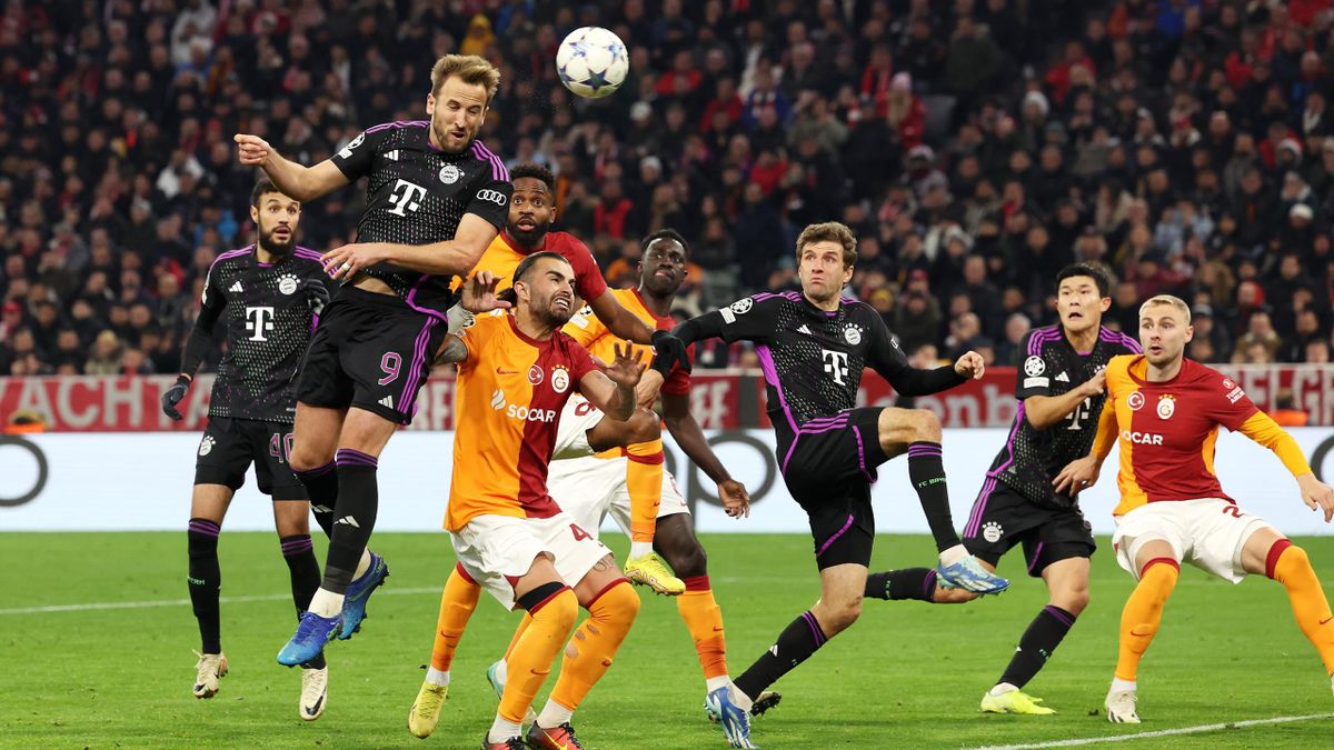 Harry Kane schießt FC Bayern München zum Sieg gegen Galatasaray - Achtelfinale perfekt, Rekordserie ausgebaut - Eurosport