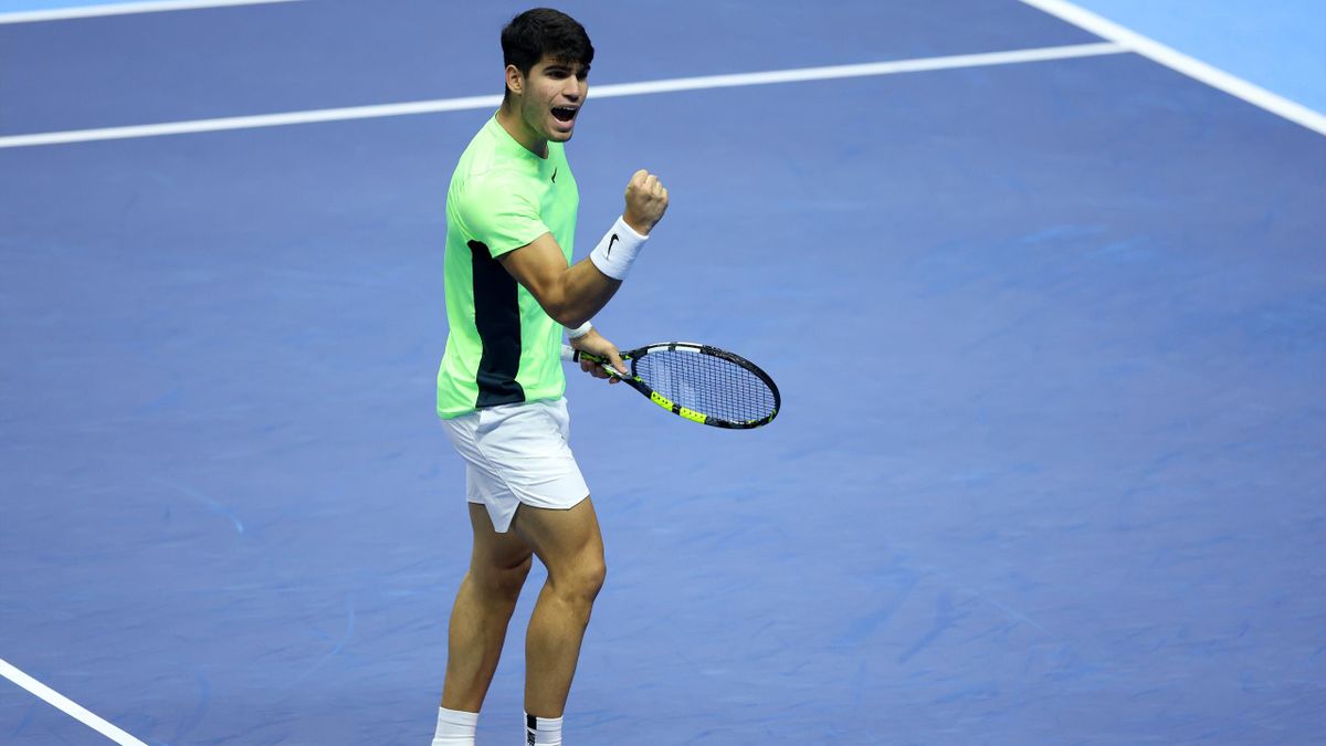 Carlos Alcaraz v Andrey Rublev - Alcaraz bounces back to secure his