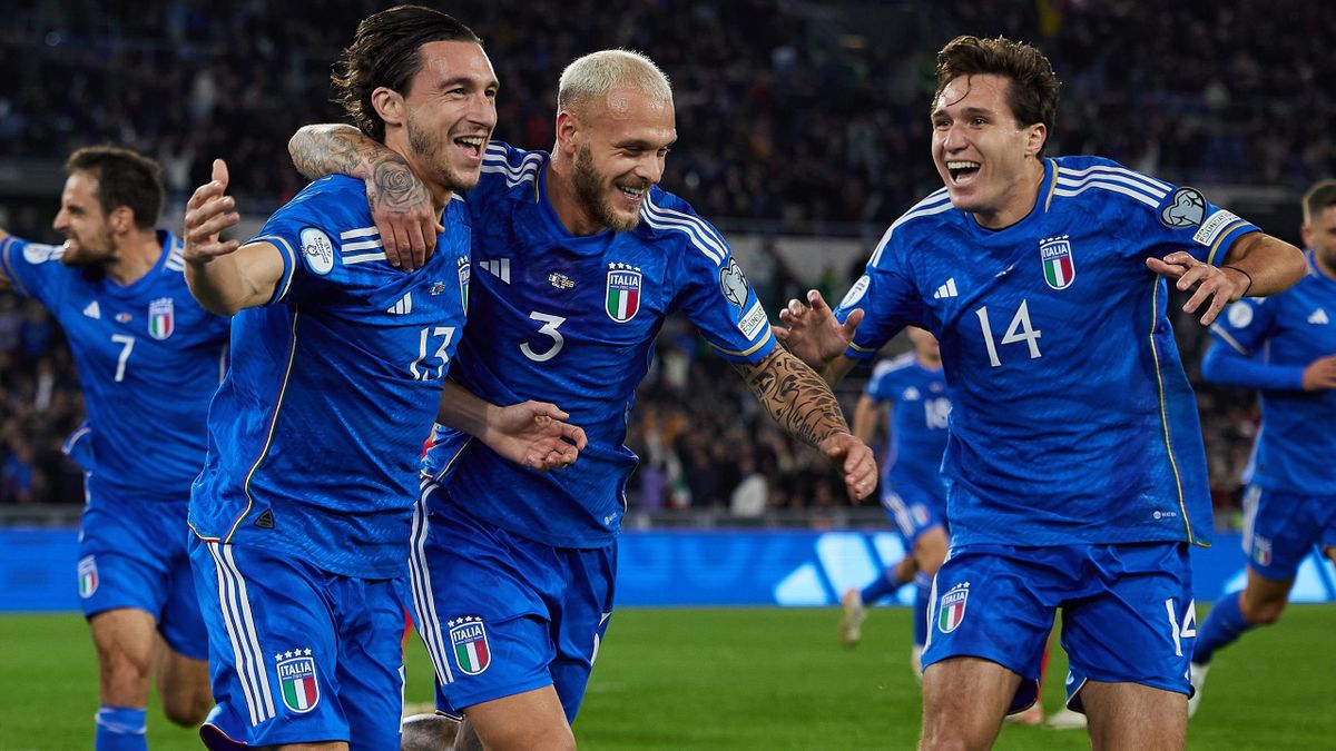 EM-Qualifikation Italien atmet nach Sieg über Nordmazedonien auf - EM-Ticket gegen Ukraine in Reichweite