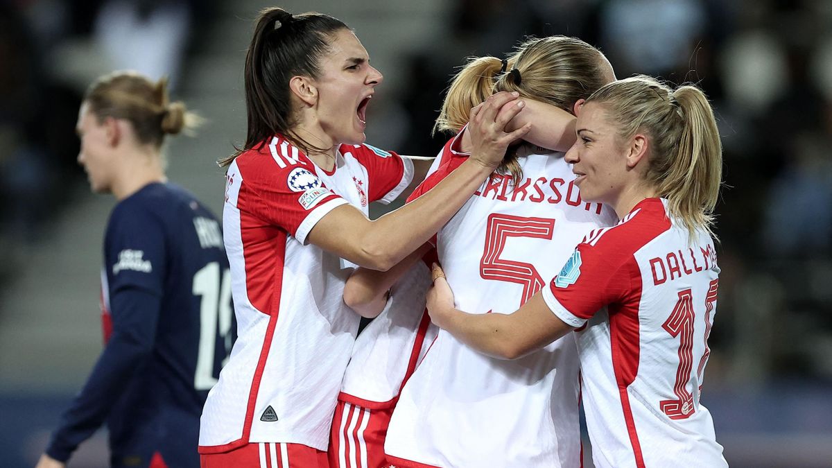 FC Bayern München schlägt Paris Saint-Germain auswärts - FCB-Frauen feiern ersten Sieg in Gruppenphase