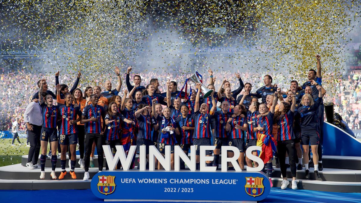 The Spanish club won Europe's premier women's club competition for