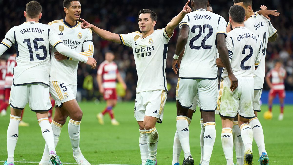 Liga - Le Real Madrid bat Grenade (2-0) et repasse leader devant Gérone,  vainqueur de Valence (2-1) - Eurosport