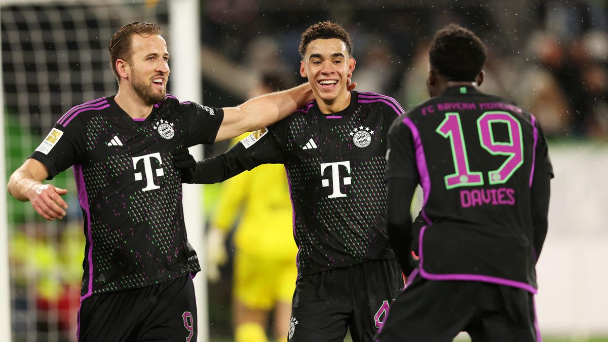 Wolfsburg 1-2 Bayern Munich: Jamal Musiala and Harry Kane on target to keep  Bayern second in Bundesliga - Eurosport