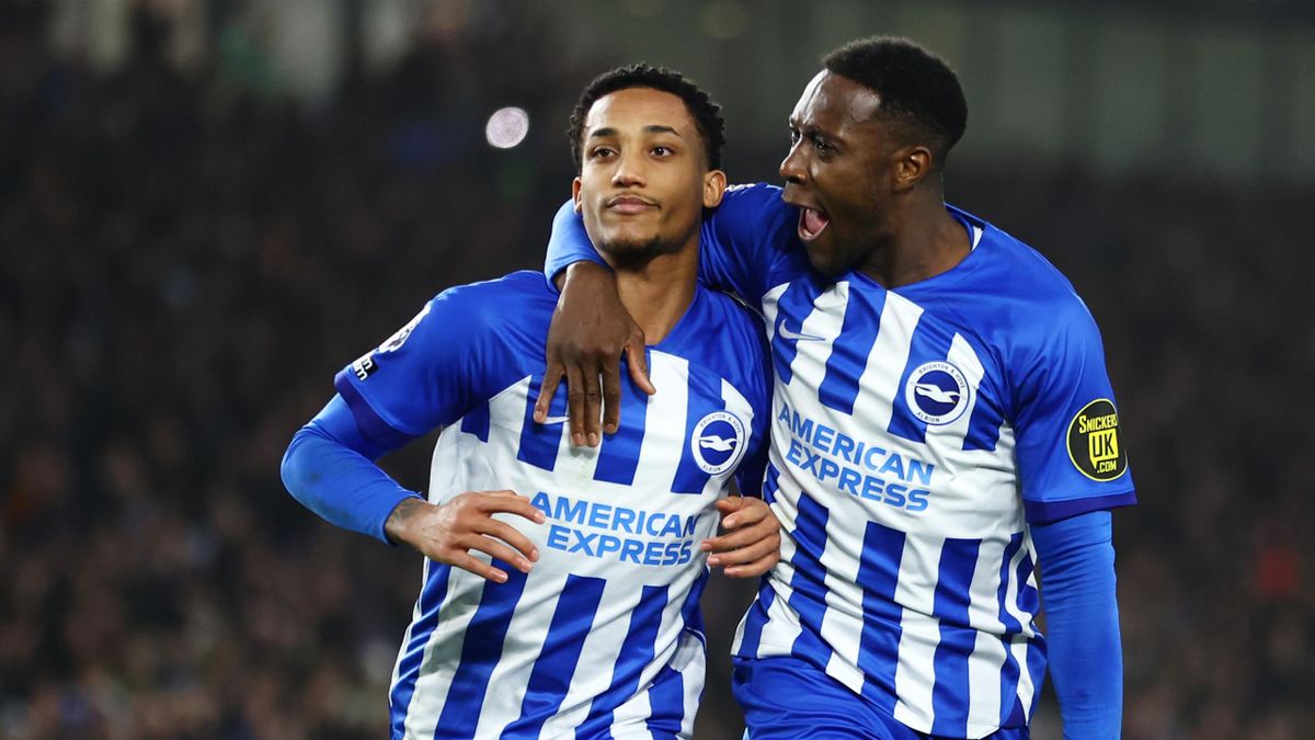 Brighton defeats Aston Villa to stop a six-game losing streak.