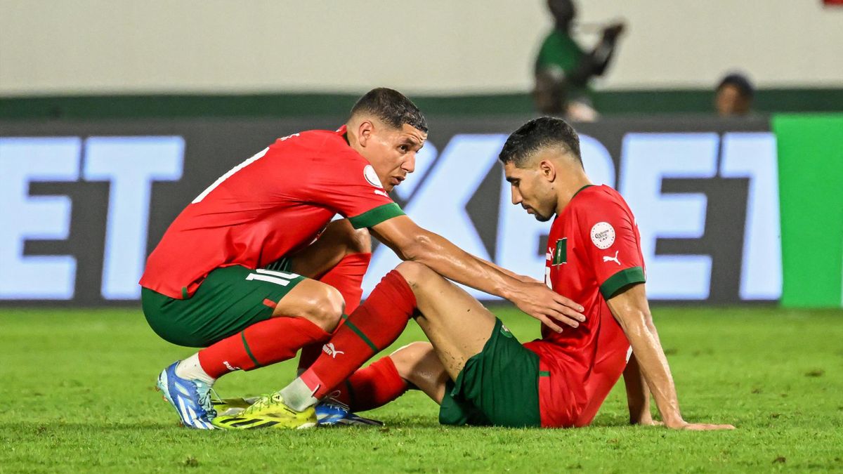 CAN - Nouvelle sensation : Le Maroc éliminé par l'Afrique du Sud dès les  huitièmes de finale - Eurosport