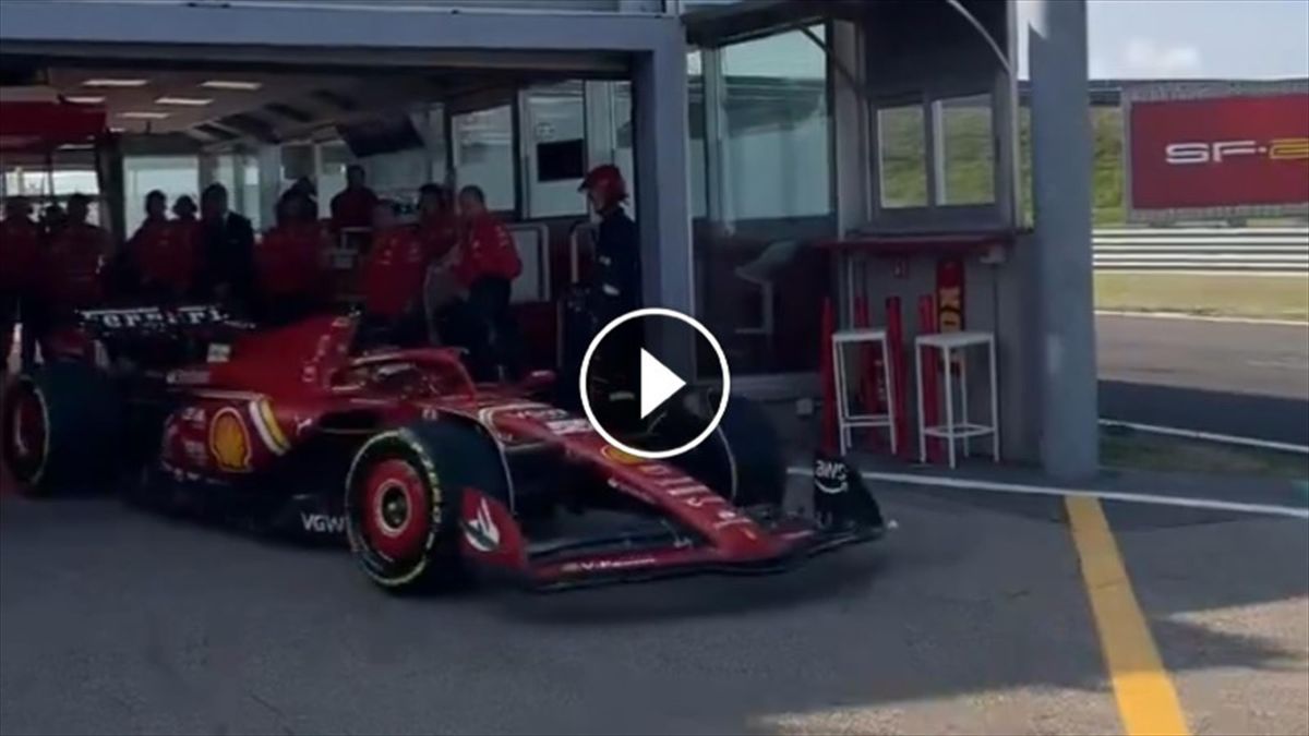 Ferrari SF-24 subito in pista dopo la presentazione: primi giri sul  circuito di Fiorano, il video - Eurosport