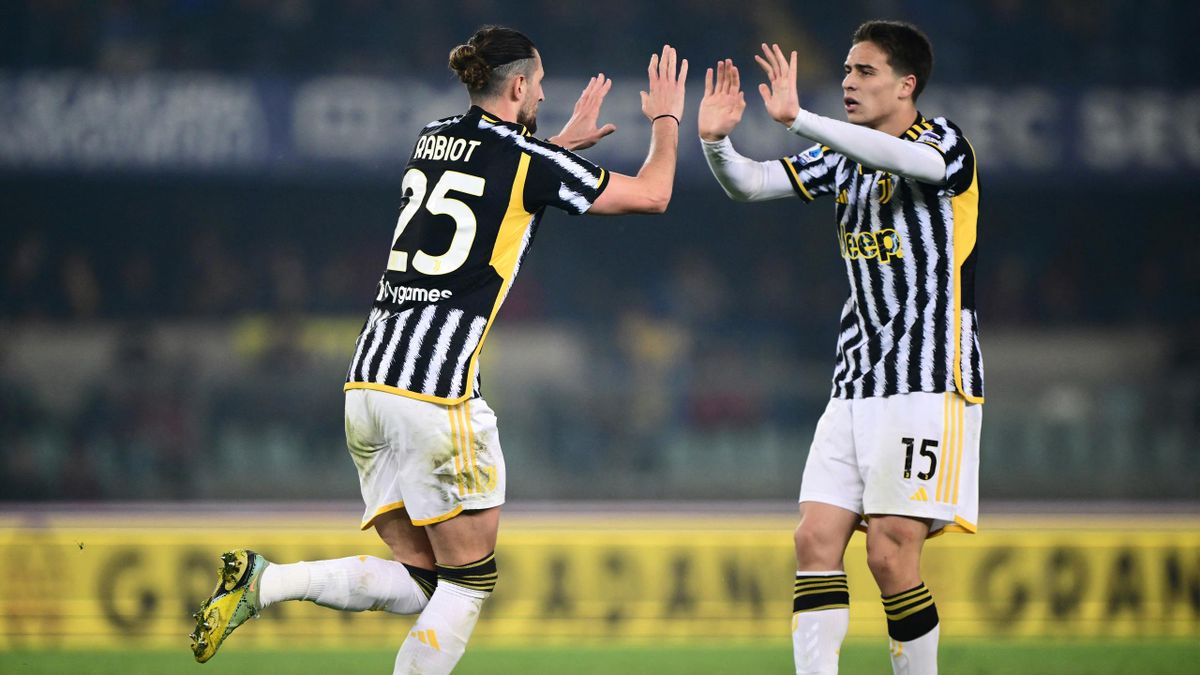 Hellas Verona 2-2 Juventus - Adrien Rabiot scores leveller but Juventus  drop more points in chaotic draw at Verona - Eurosport