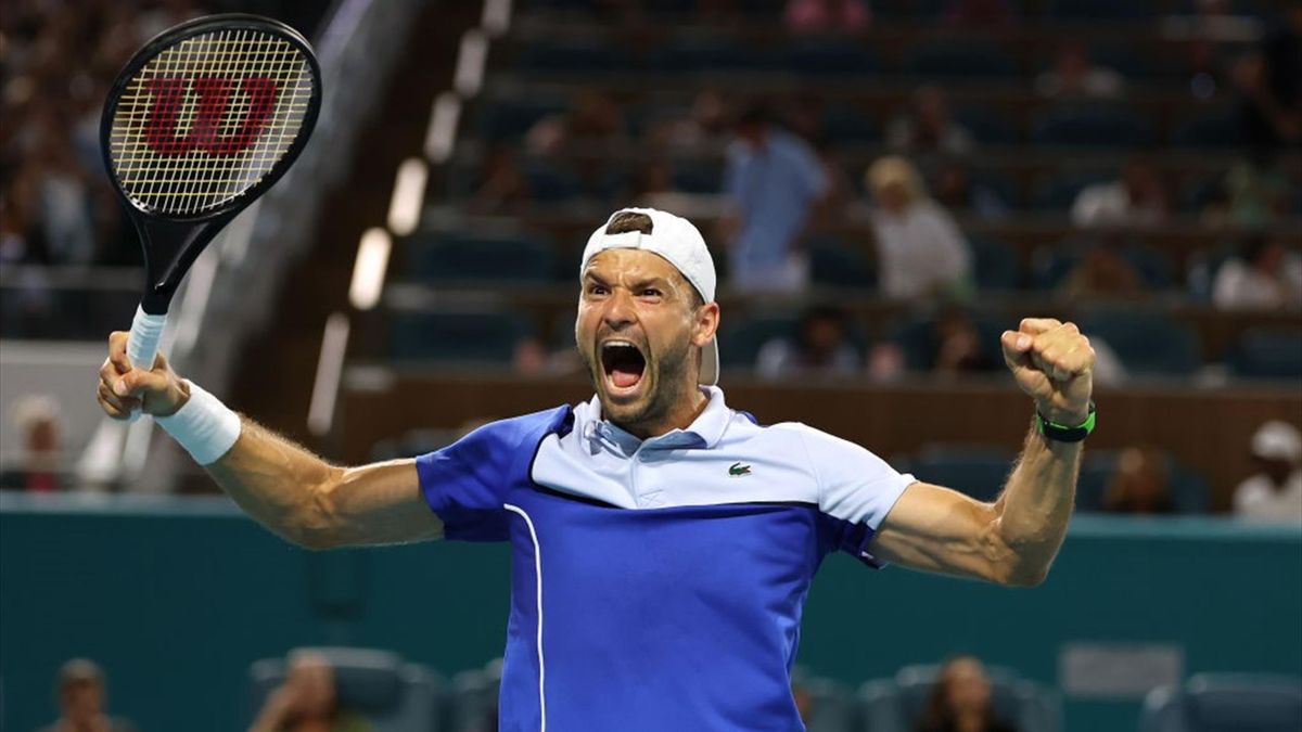 Tennis, Masters Miami - Grigor Dimitrov batte Alcaraz e va in semifinale con Zverev - Eurosport