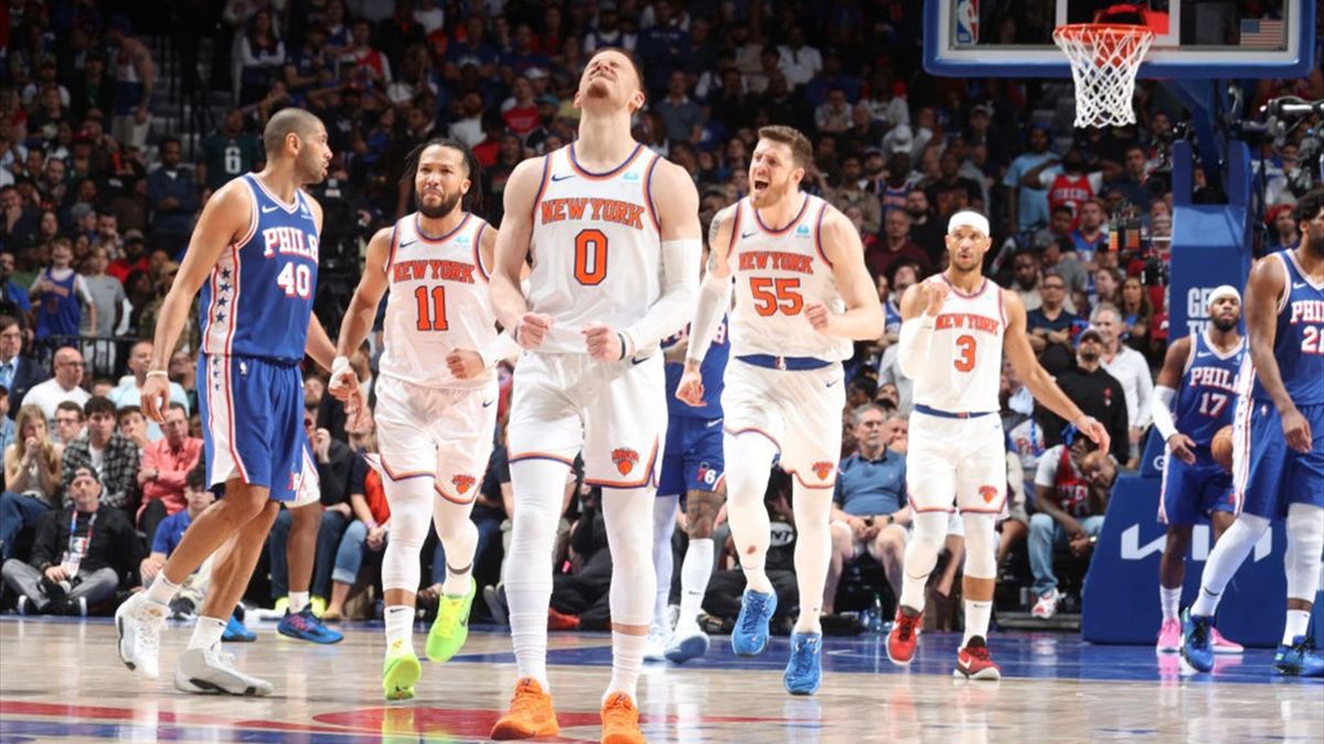 Le premier tour des playoffs face aux Sixers.