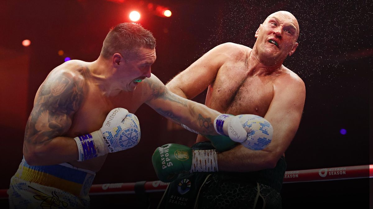 David Haye says referee denied Oleksandr Usyk KO win over Tyson Fury – 'The  fight should have been stopped' - Eurosport