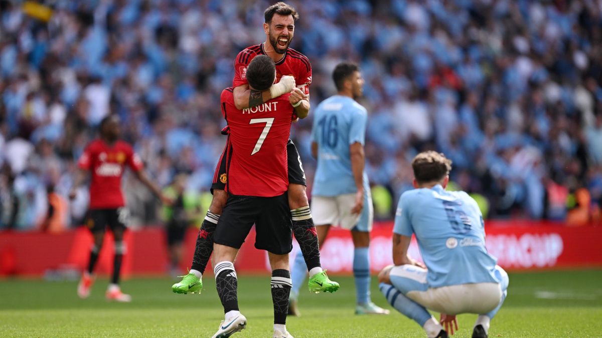 Impression A3 Manchester United - Vainqueur FA Cup 2023-2024