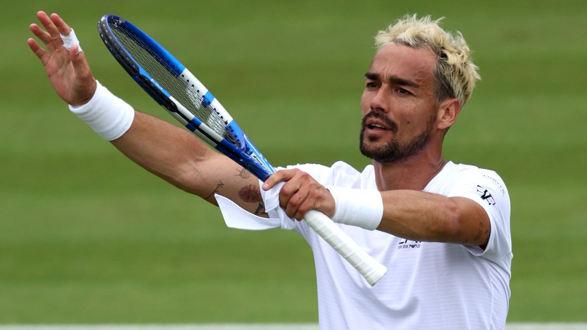 Fognini Il mondo del tennis e un mondo falso. In Italia un Fabio Fognini con questa mano deve ancora nascere Eurosport
