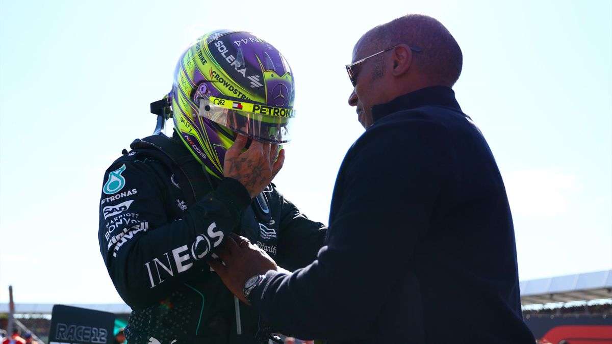 Lewis Hamilton présente son casque spécial GP du Brésil