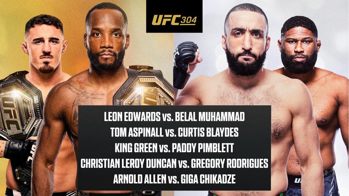 UFC 304 | Hoe laat en waar kijk je live naar UFC 304: Edwards vs ...