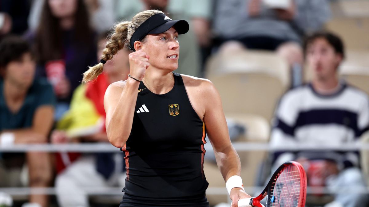 Tennis bei Olympia 2024 so lief das Spiel Angelique Kerber wirft