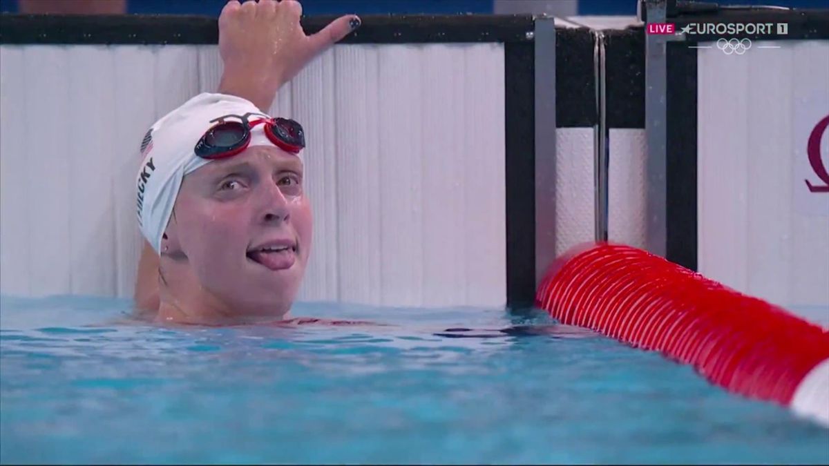 Paris 2024 Why Olympic swimmers like Katie Ledecky wear two caps in the pool during Olympic Games Eurosport
