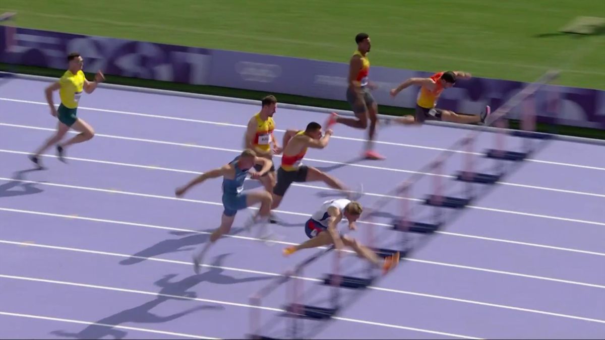 Olympia 2024 Leichtathletik Leo Neugebauer rettet Silber im