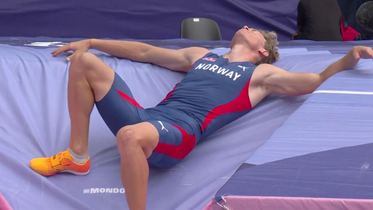 Olympia 2024 Leichtathletik Leo Neugebauer rettet Silber im