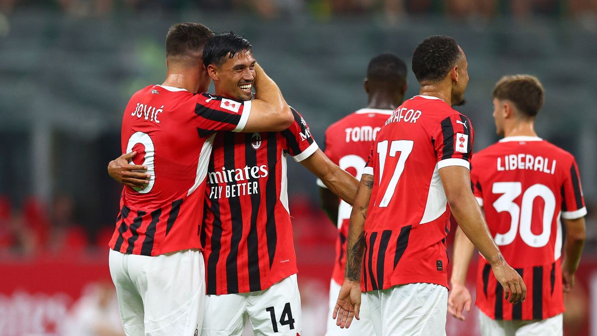 Il Milan vince il Trofeo Berlusconi 3 1 al Monza Decidono Jovic e Reijnders esordio di Morata e Pavlovic Eurosport