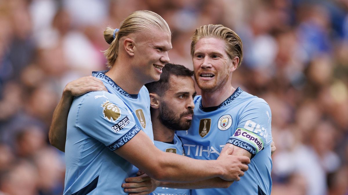 Chelsea 0-2 Man City: Erling Haaland scores again on opening Premier League  weekend as Pep Guardiola's side triumph - Eurosport