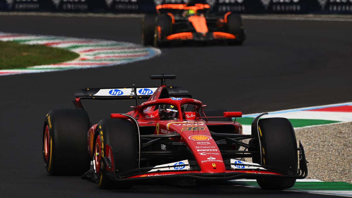 Formule 1 GP d Italie Charles Leclerc Ferrari s impose a Monza devant les tifosi et les McLaren Eurosport