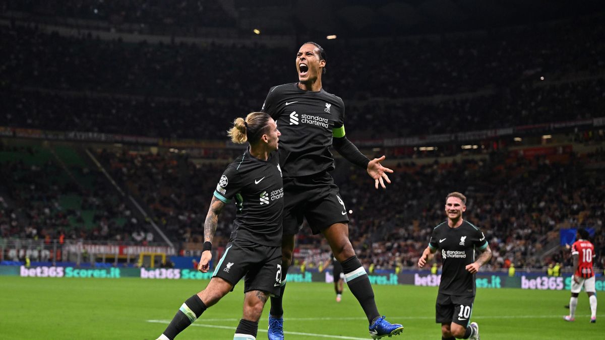 Liverpool Overpowers AC Milan with a 3-1 Victory at the San Siro