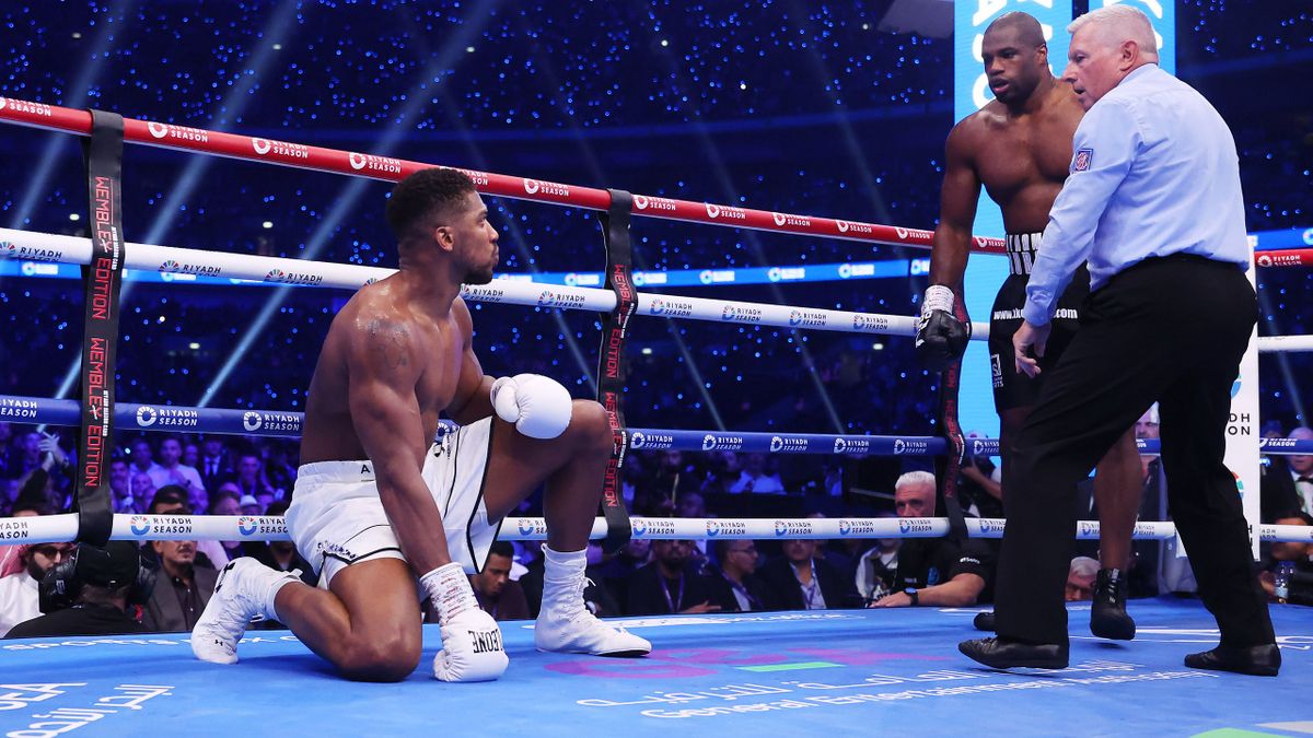 Anthony Joshua v Daniel Dubois LIVE Dynamite stops AJ in fifth round to defend world title Eurosport