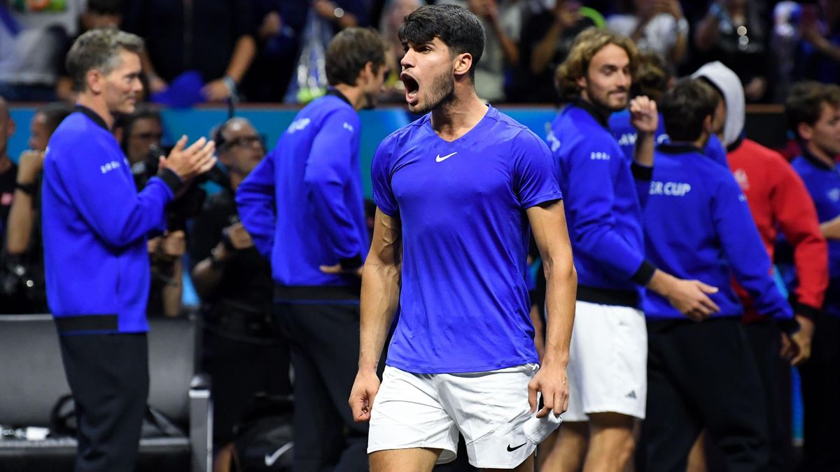 Carlos Alcaraz, primer tenista confirmado para la Laver Cup 2025 que podrás ver en Eurosport y