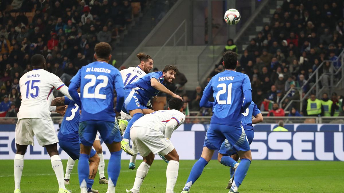 ItaliaFrancia 13 doppio Rabiot e autogol di Vicario, azzurri ko e