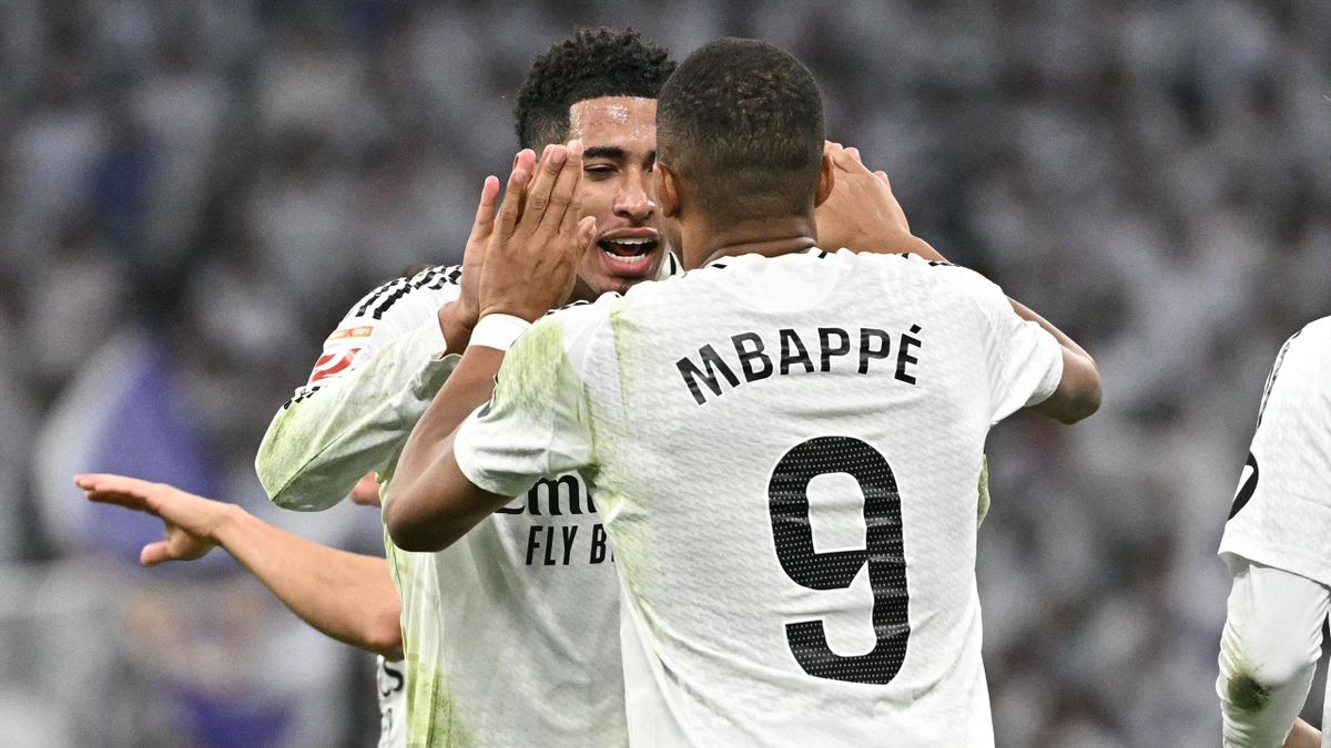 Real Madrid 2-0 Getafe: Jude Bellingham and Kylian Mbappe on target as  hosts cruise to La Liga victory - Eurosport