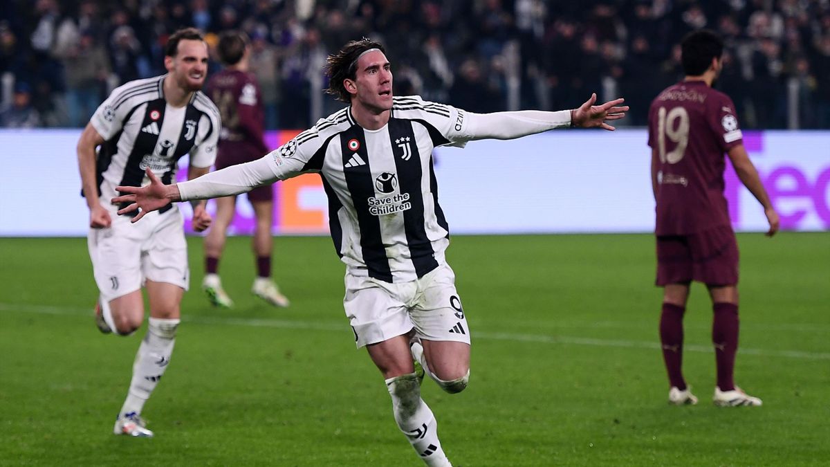 Juventus 2 0 Manchester City Dusan Vlahovic and Weston McKennie pile more misery on visitors in UEFA Champions League Eurosport