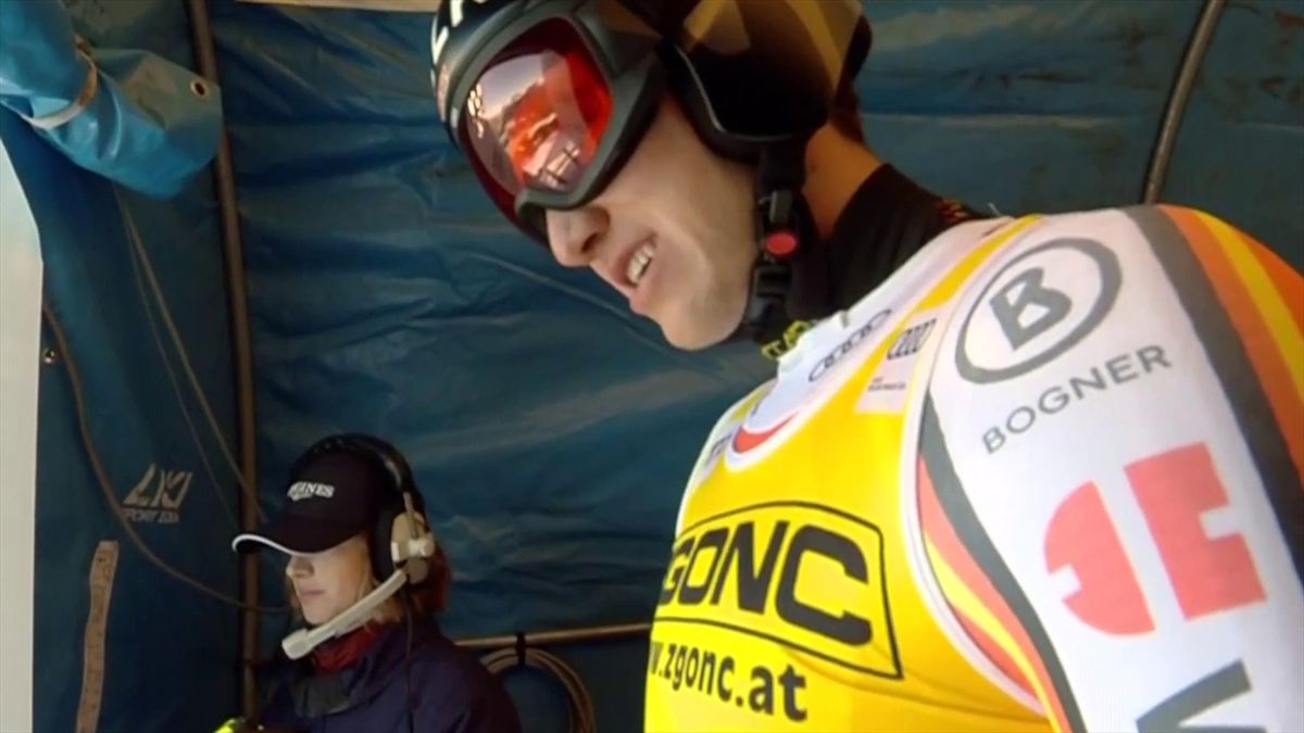 Semmering Katharina Huber reagiert nach SlapstickSturz aus dem