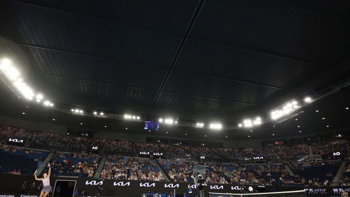 Australian Open photos Day 1 badly disrupted as torrential rain