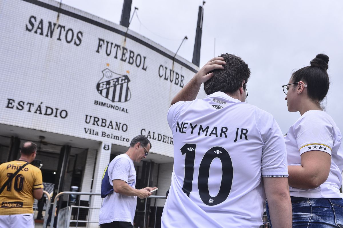 Flocage Neymar Jr #10 Santos 2024/2025 Extérieur - Neuf Sans Emballage