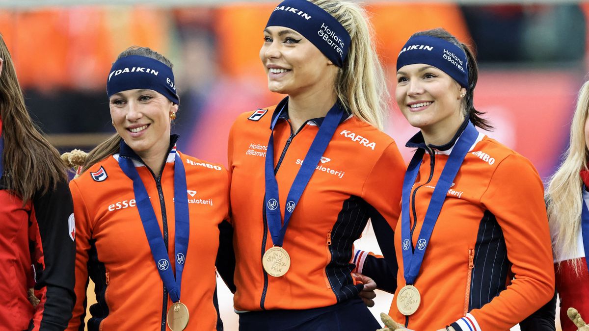 Succesvolle eerste dag voor Nederland op WK afstanden Joy Beune en teamsprintsters pakken goud