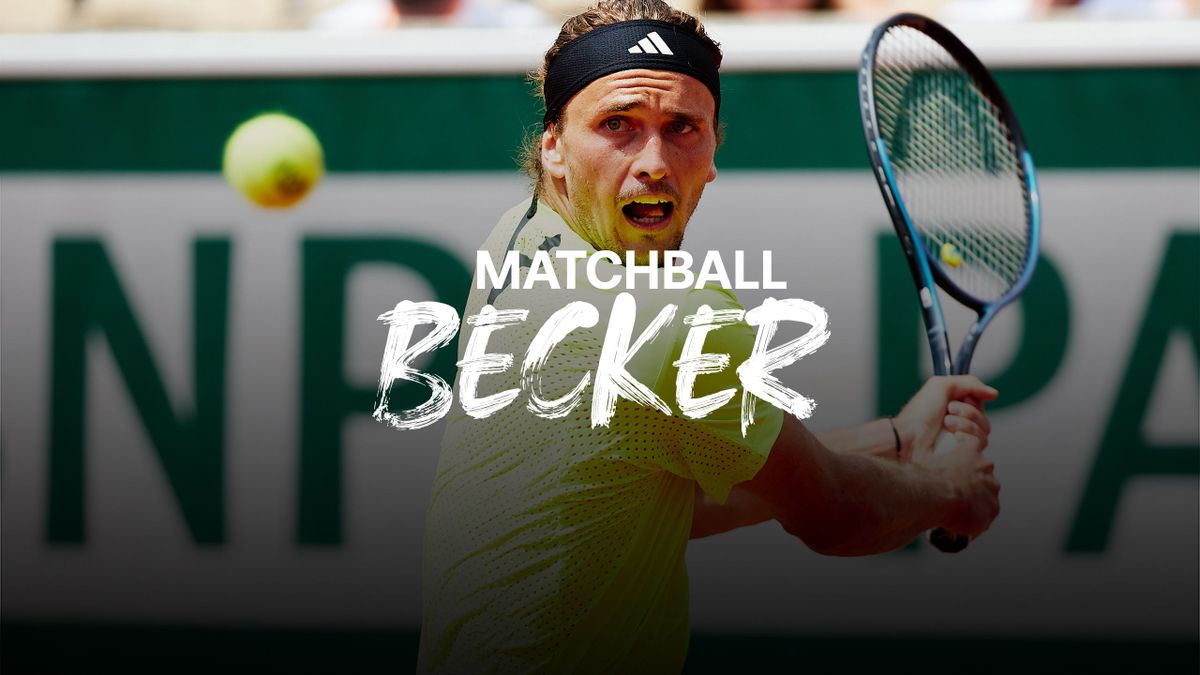 Alexander Zverev in action