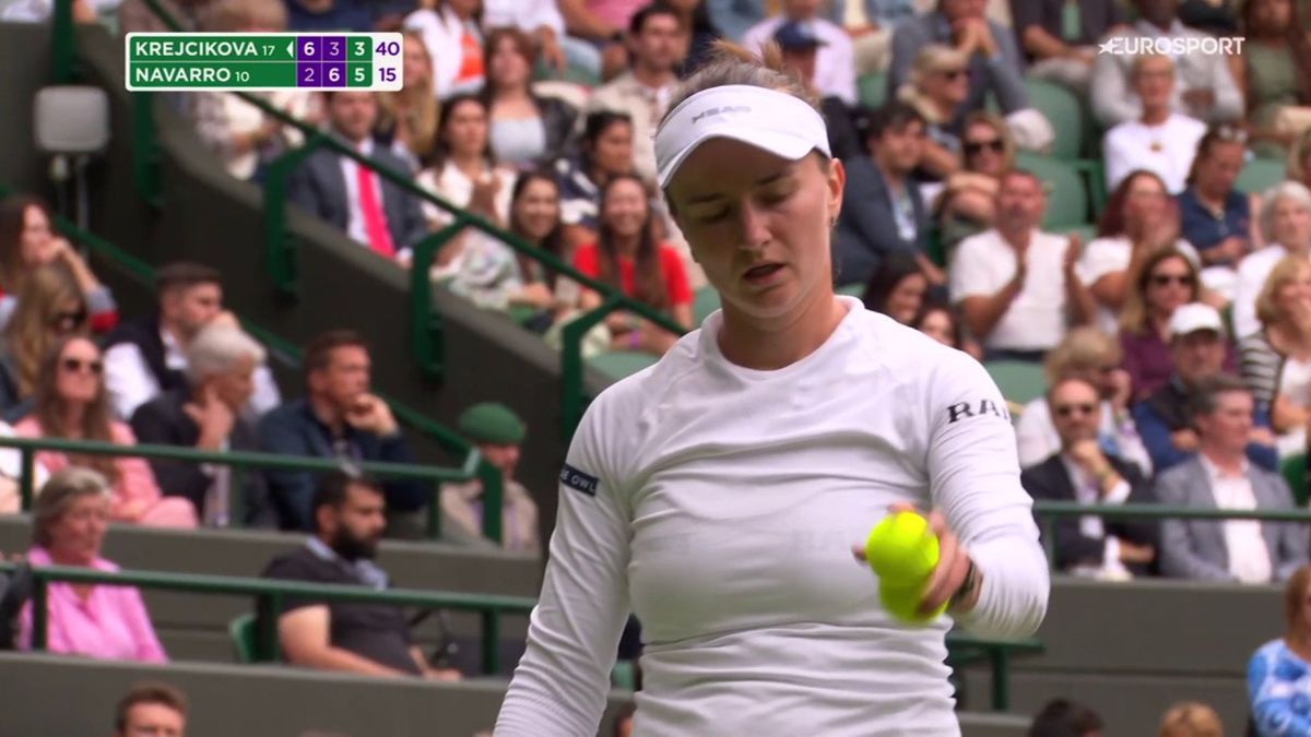 Barbora Krejcikova slaat toe op haar zevende matchpoint, Mirra Andreeva ...