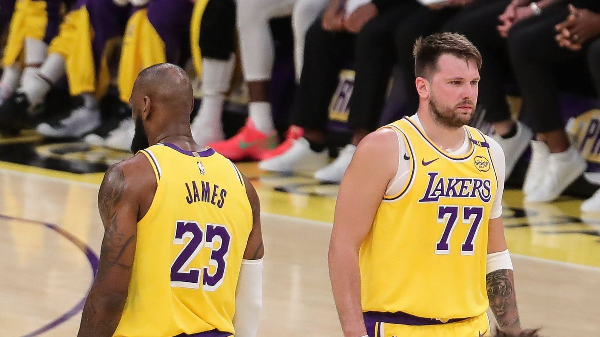 LeBron james and Luka Doncic